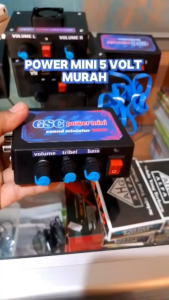 Amplifier mini 5 volt murah + tone control volume bass dan tribel