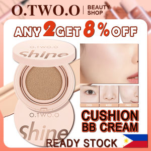 O.TWO.O Air Cushion BB Cream Natural Long-lasting Waterproof Brighten 3 Colors Cosmetics for Women Moisturize Lightweight Oil Control Matte Cover BB Cream