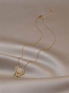 Outlets Outlets Withdraw from Cupboard Big Sale Leak-Picking Opal Safety Lock Necklace Outlets Womens Accessories