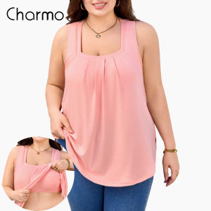 Charmo Women Plus Size Tank Tops with Built-in Bra: A Comprehensive Guide