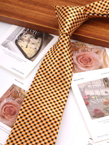 Tie Gravatas Fashion Wholesale Woven 8 cm Striped Necktie Wedding Accessories Blue Man Plaids Fit Group Party Office Neck Ties