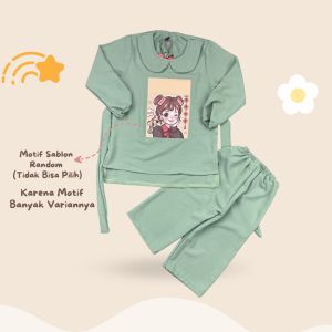 5-8TH SETELAN ANAK PEREMPUAN MEMEI JUNIOR ONE SET ANAK PEREMPUAN