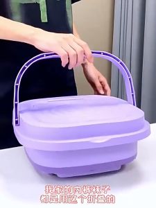 15L Automatic Mini Folding Washing Machine With Dryer Portable Washing Machine Small Ozone Sterilization Fully Automatic Cleaning Washing Machine + Drainage