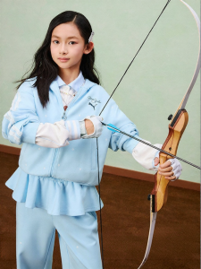 PUMA | Hooded Printed Sport Top for Girls