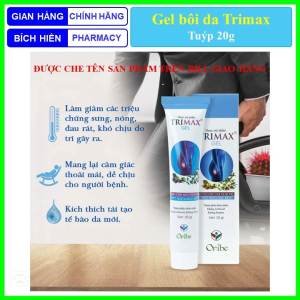 Gel bôi da Trimax tuýp 20g hỗ trợ che tên sản phẩm