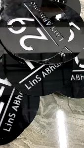 NOMOR KAMAR KOST / NOMOR KAMAR AKRILIK/ CUSTOM NOMOR KAMAR SIMPLE