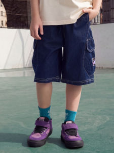 Color Fading Resistant Boys Denim Shorts