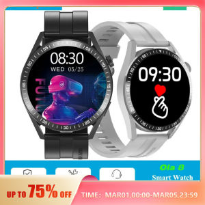 Smartwatch HWB Watch for Men and Women Full Touch Round Smart watch Sport Fitness Watch Bluetooth Call Android IOS