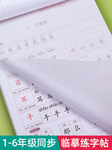 Grade One Daily Practice Copying Character Booktopical Version Primary School Chinese Learning WorkbookFor Ages 6-12
