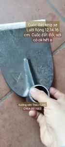 Cuôc đất hiệu con gà siêu sắc bén làm abwngf thép nhíp xe xịn