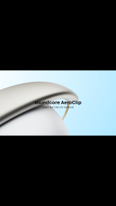 ORI [ By Anker ] SOUNDCORE AeroClip Open-Ear Clip-On Earbuds with Adaptive Comfort AI-Boosted Clear Calls
