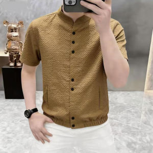 Kawadu | New Cool Lightweight Short Sleeve Shirt Plaid Wrinkle-free