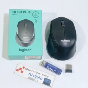 Chuột máy tính không dây Logitech Wireless M330 + Tặng Pin