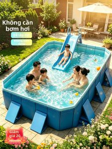 BOENIN | Bể Bơi Trẻ Em Hơi Khí Gấp Đơn Giản
