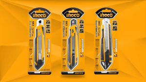 INGCO Snap-off Blade Knife-Durable Blade | HKNS16618