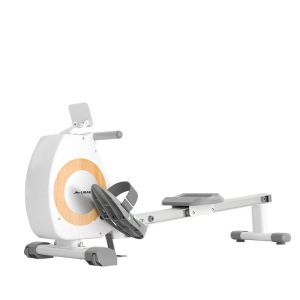 Quiet Folding Double-Paddle Magnetic Resistance Home Fitness Oxygen Trainer Rowing Machine Compact Storage Metal Frame