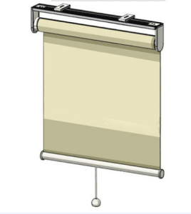 Rèm Cửa Sổ Tự Động Chống Thấm Nước Hiện Đại Có Thể Mở Rộng Toàn Bộ Che Chắn Ánh Sáng Chống Nắng Chống Dầu Rèm Cửa Sổ Lò Xo