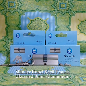 Silinder Kunci Kecil Francis Ukuran 2.8mm Alumunium