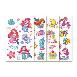 Mermaid Sparkle Tattoo Stickers & Cute Unicorn Decals: A Guide for Parents