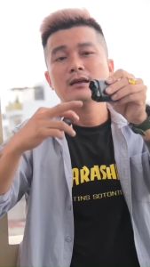 Combo máy cạo râu 585 đen và tỉa lông mũi cực chất dành cho nam giới