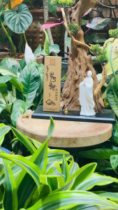 Nhang Trầm Hương Ông Đồ 20cm Loại Lan Tỏa Nhang sạch Thuần Tự Nhiên Ít Khói Phù Hợp Chung Cư Trần Nhà Thấp