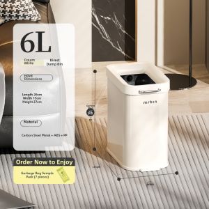 MR.Bin | Slim Fit High-End Luxury Stainless Steel Garbage Can