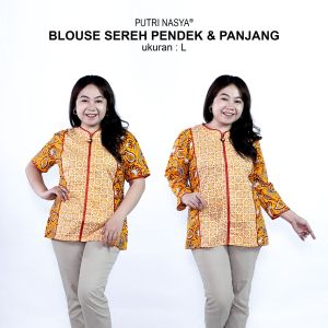 Blouse Batik Big Size Wanita: Model Terbaru & Atasan Batik Lengkap