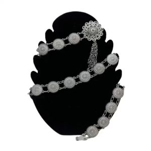 เข็มขัด เงินรมดำ เข็มขัดรัดผ้าถุง/ผ้าซิ่น เข็มขัดเจ้าสาว ตกแต่งชุด ถูกสร้างขึ้นในประเทศไทย