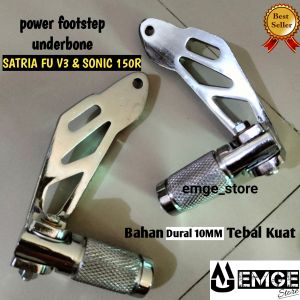 FOOTSTEP UNDERBONE BONCENGAN BELAKANG SATRIA FU V3 FU KARBU & SATRIA FU INJEKSI & SONIC 150R DURAL BUAT UNDERBONE
