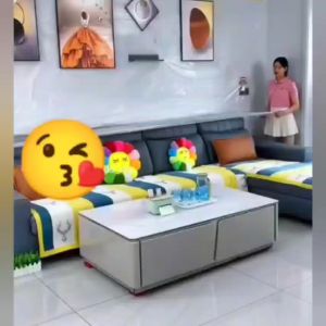 Plastik PE Meteran Pelindung Furniture Besar Bungkus Pembungkus Tutup Penutup Plastic Cover Furnitur Lantai Tembok Pelastik Plastic Besar Pindahan Renovasi Rumah (meteran) 1D