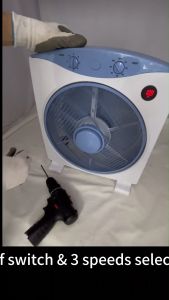 TINYTECH DRILL BATTERY CORDLESS RECHARGEBLE TABLE FAN KIPAS BESAR CORDLESS CAS