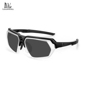 LouisWill Outdoor Goggles Sunglasses Cycling Oversized UV400 Sunglasses Travel Male Shades Brand Design Sun Glasses For Male Driving Fishing UV400 Goggles
