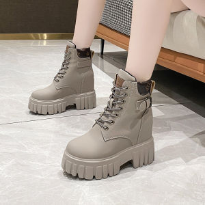 Platform Martin Boots Womens Fall and Winter 2024 New Arrival Best Selling British Style Super Hot Short Boots Small Hidden Heel Womens Shoes
