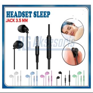 Sleep Headset Handsfree Earphone Hifi wired Mega Bass Stereo Soft