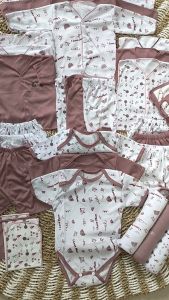 39Pcs Paket Lahiran Lengkap SNI Baju Bayi Celana Bayi Baru Lahir  Karakter Lucu Sartaki Jumper Popok Tali Baby Newborn Gift Set Paket Brojol-Juragan Lebak