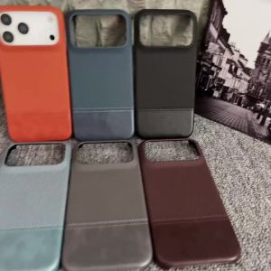 Business Splicing Leather Texture Slim Case For iPhone 17 Air 16 15 14 13 12 Pro Max Plus Fabric Matte Bumper Frameless Cover