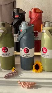 กระติกน้ำ ขวดน้ำ เก็บอุณหภูมิ ร้อน เย็น ไม่มีไอน้ำเกาะ ความจุ 1700 ml SUS316 พร้อมหูหิ้ว และหลอดในตัว  พร้อมส่งFood Gradeสแตนเลส316 สแตนเลสแก้วเก็บความเย็นแก้วเก็บความเย็น