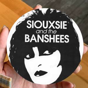 S-Siouxsie And The B-Banshees Wooden Coaster Heat-Resistant Drink Mats with Non-Slip Base Perfect Gift Idea