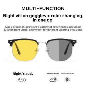 Anti-High Beam Night Driving Sunglasses for Women Polarized Day & Night Use