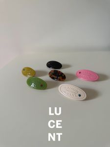 กิ๊บติดผมอะคริลิกทรงไขว้สไตล์ย้อนยุค กลิ่นสบู่ คลิปหนีบผม ของใช้ในบ้าน ของตกแต่งบ้าน สไตล์ย้อนยุค คลิปหนีบผม