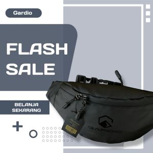 Gardio full black tas selempang variasi navyarmy