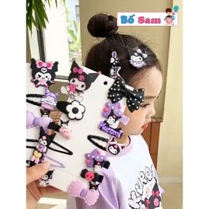 Bộ kẹp tóc 14 chi tiết Kuromi cho bé buộc tóc cute bé gái Shop Bố Sam