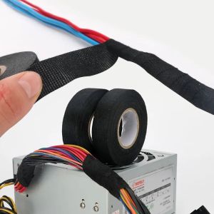 15 Meter Heat-Resistant Flame Retardant Tape Coroplast Adhesive Cloth Tape For Car Cable Harness Wiring Loom Protection