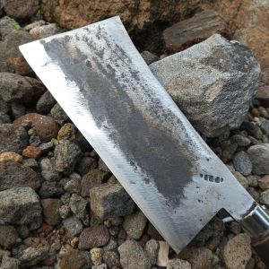 pisau daging tajam super baja per pisau cacah tulang asli pande pisau potong super tajam Pisau dapur