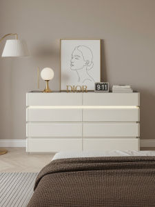 Cream Color Luxury Storage Cabinet