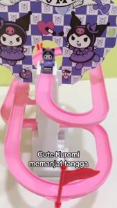 Track Kuromi Tangga Seluncur 867 1 Naik Turun | Mainan Track Kuromi Perosotan Tangga Viral Cocok Buat Kado Anak | Mainan Edukasi Ada Lampu Dan Musik Bisa Nyala | Tangga Seluncur Menggunakan Baterai AA Kemasan Box Bahan Berkualitas