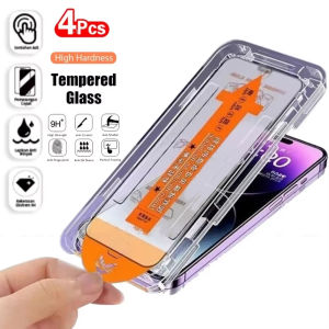 4Pcs for iPhone 17 Pro Max for iPhone 17 Pro Air 17 HD Screen Protectors Tempered Glass Scratch-Proof Dust-Free Installation