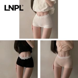 Lace Trimmed High Waisted Breathable Panties