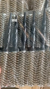 Natural Bristle Hair Blower Brush Roller Aluminum Tube Curling Hair Brush Professional Salon Barber Quickly Styling Comb