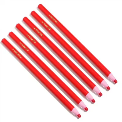6pcs Multicolor Fabric Cloth Marker Pencils Cut-free Sewing Chalk Tailor Pen for Garment Leather Marking Crayon Sewing Tools